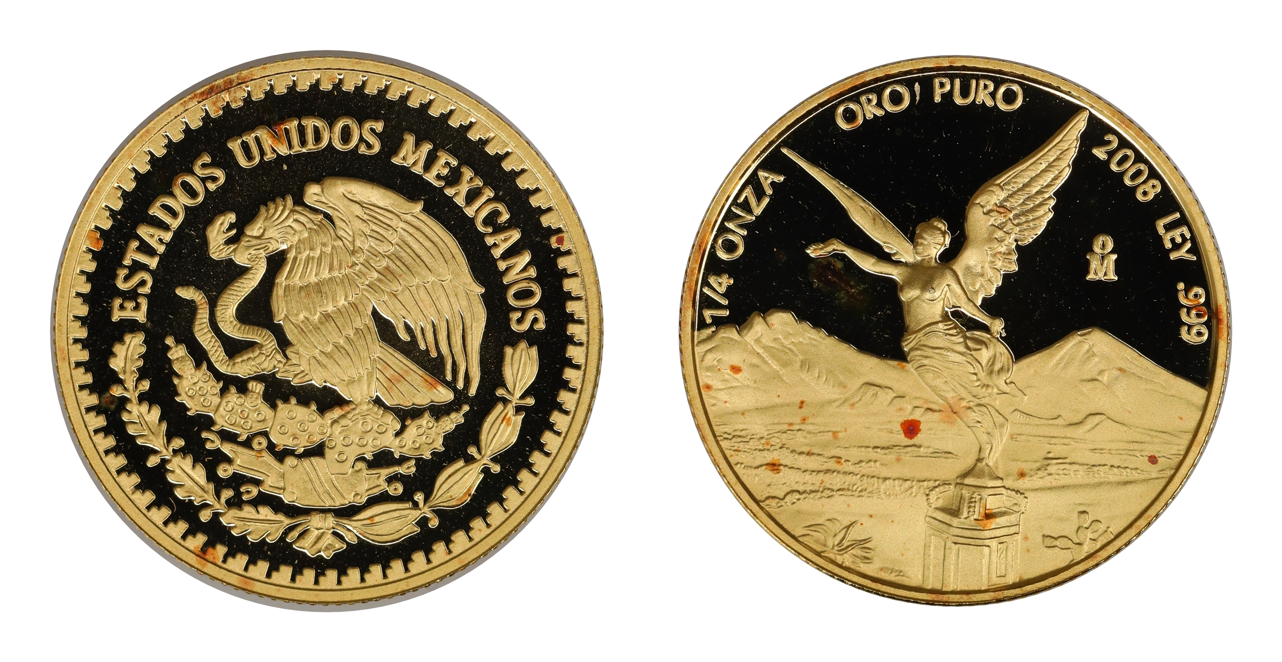 Mexico 1/4 Onza 2008 1/4 Oz Kv: Proof