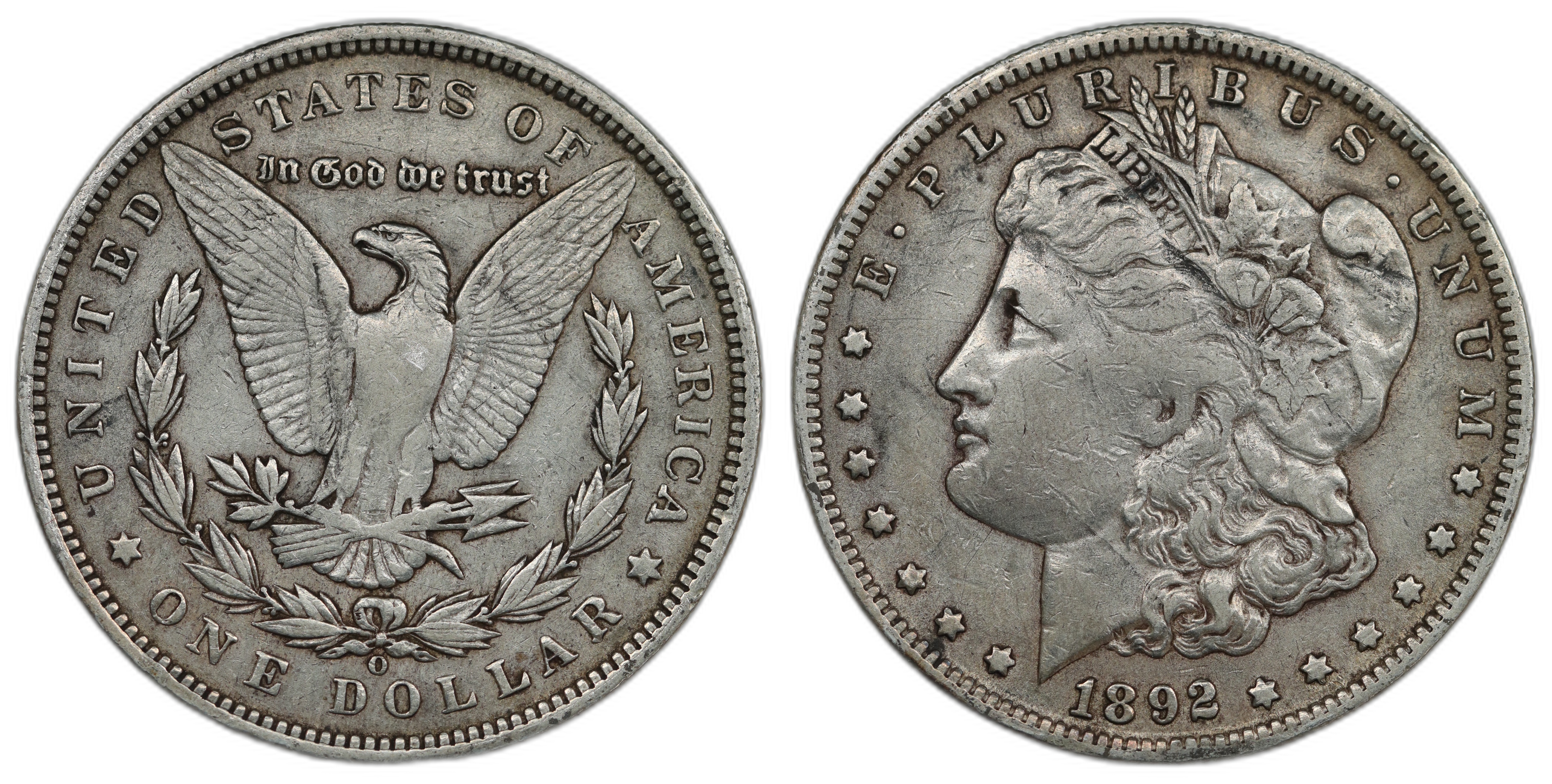 USA Dollar 1892-O Kv: VF