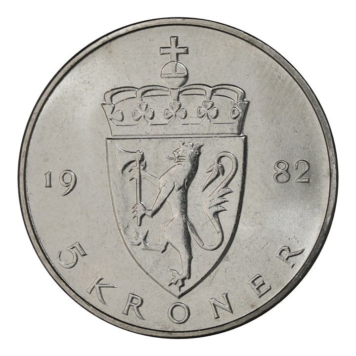 5 Kroner 1982 Kv 0