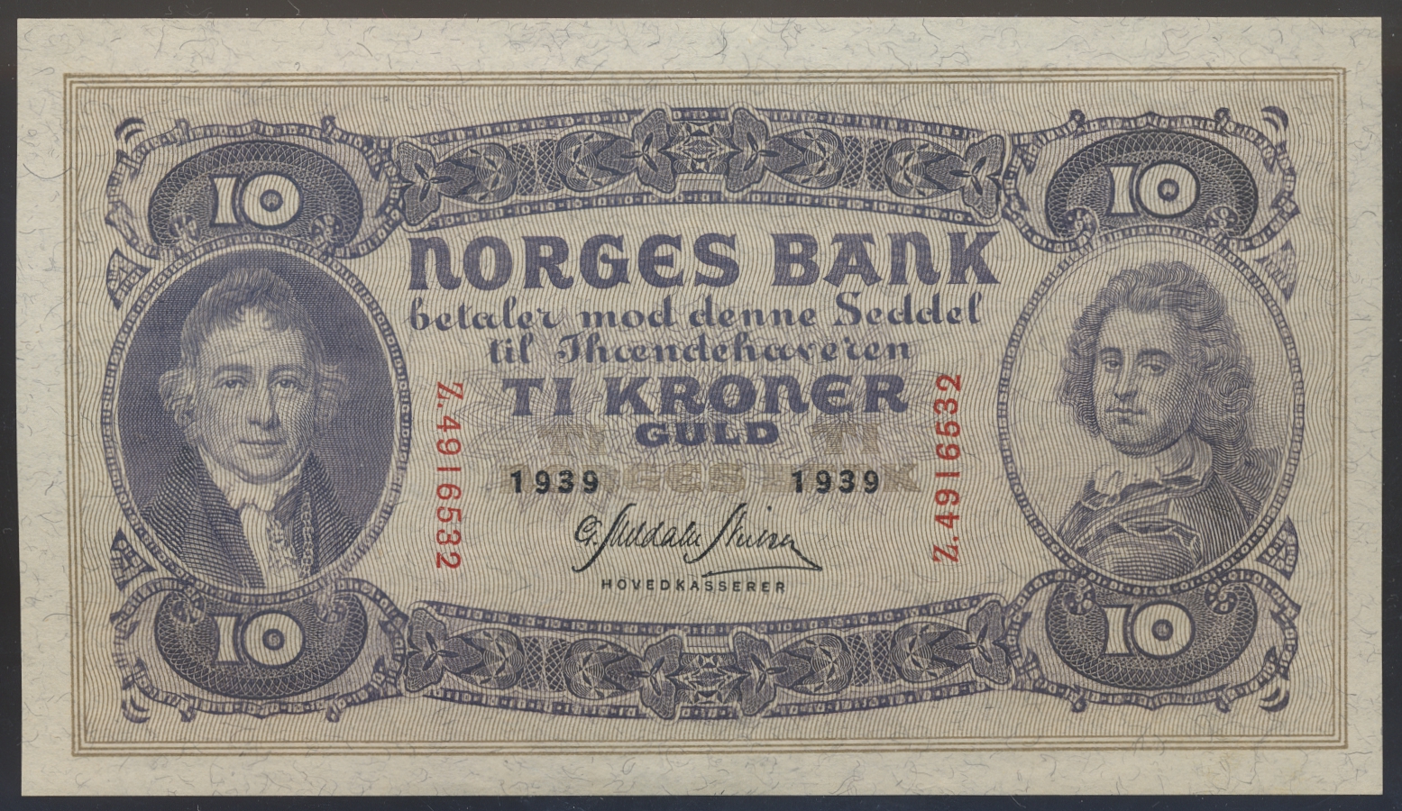 10 Kroner 1939 Z Kv 0