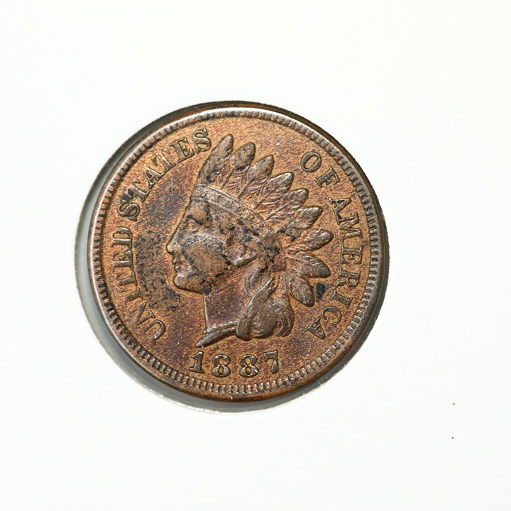 USA 1 Cent 1887 Kv 1+