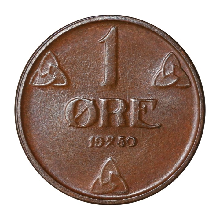 1 Øre 1950 Kv 0