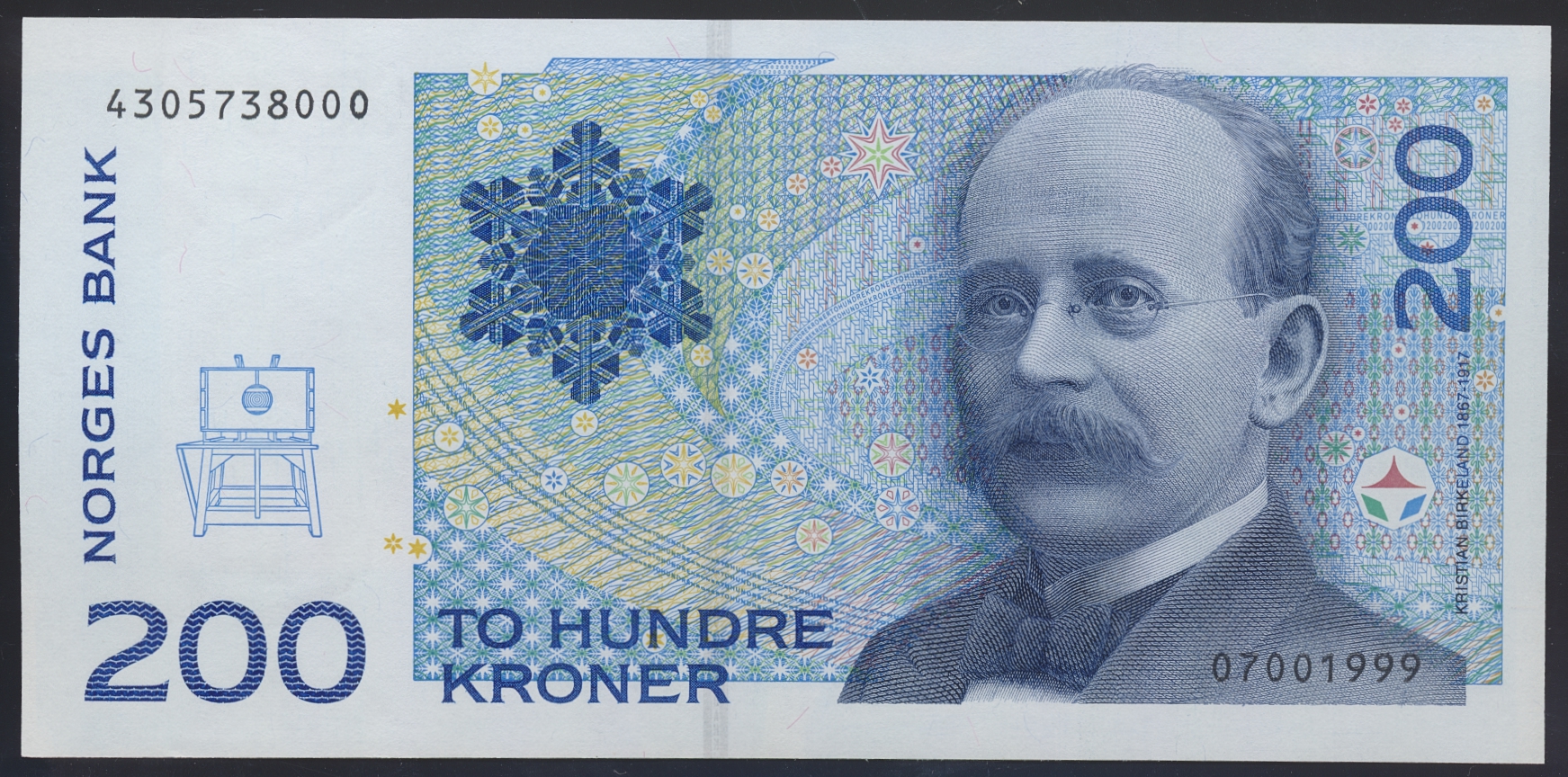 200 Kroner 1999 Kv 0