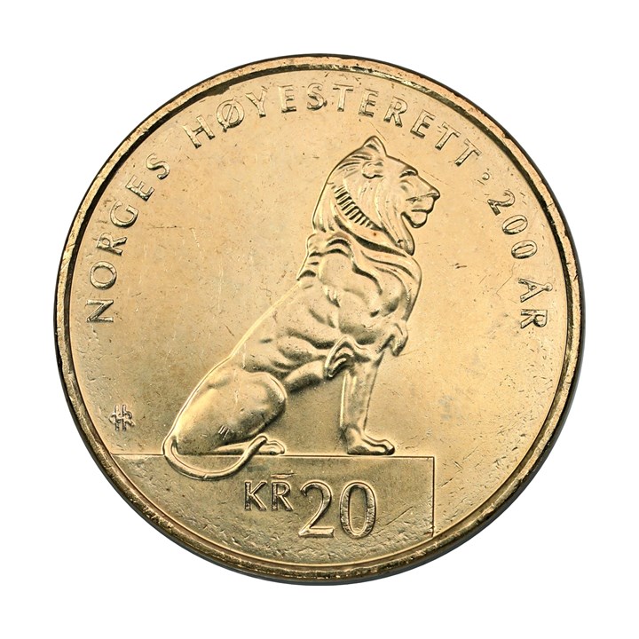 20 Kroner 2015 Høyesterett 200 År Kv 0