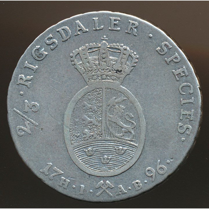 2/3 Speciedaler 1796 Kv 1