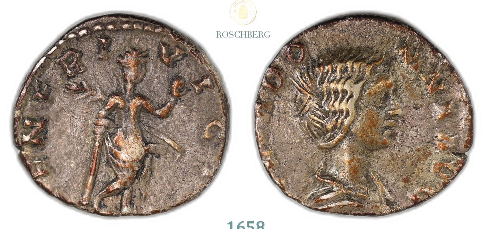 Roman Empire Denar 193-211 Julia Domna Kv: VF