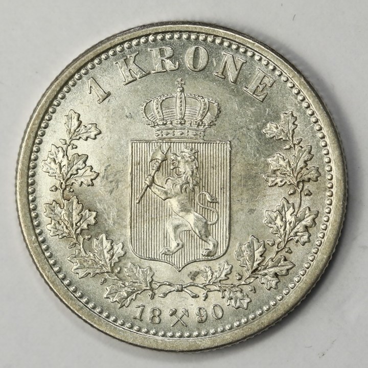 1 Krone 1890 Kv 0