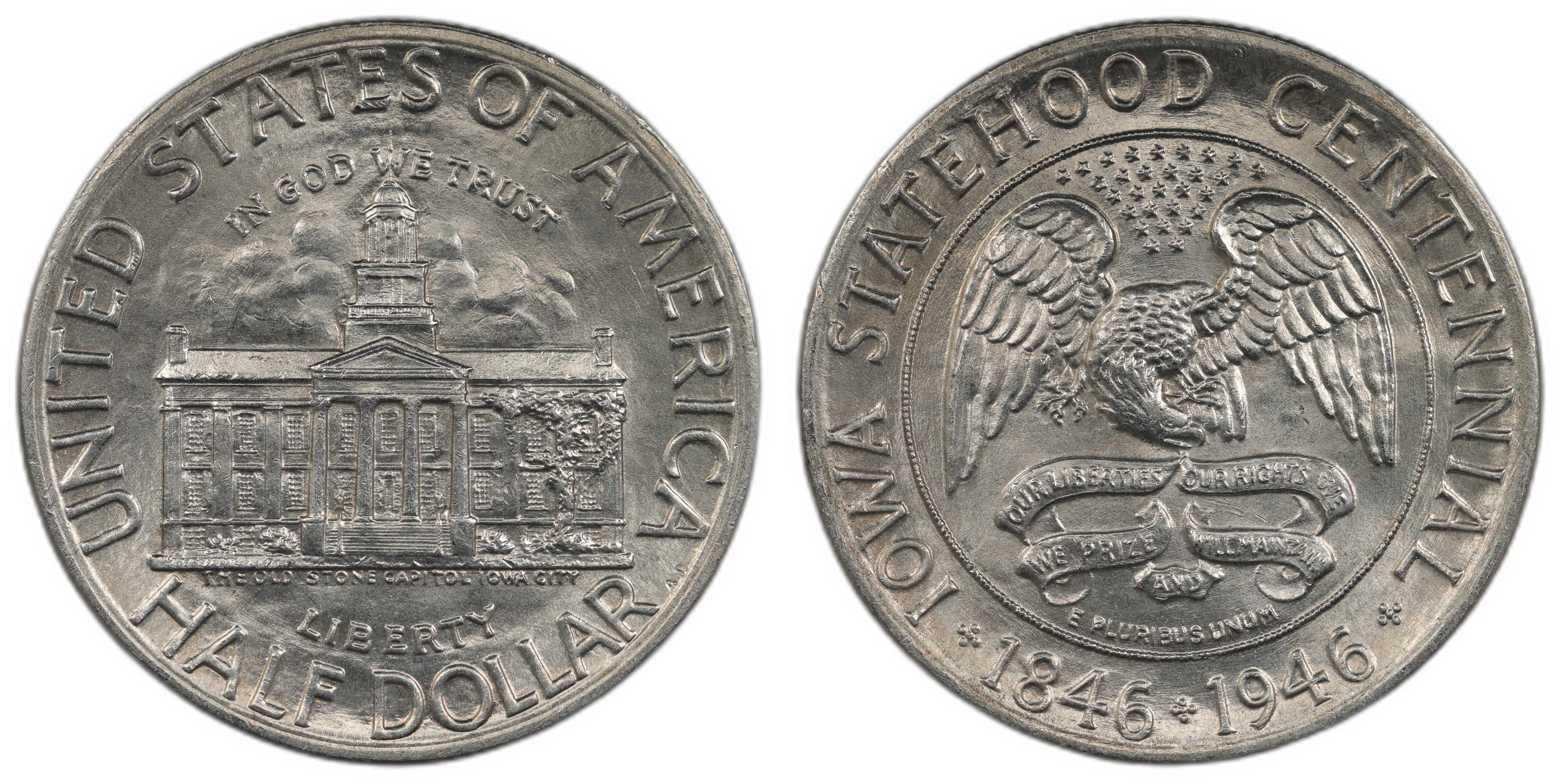 USA 50 Cents 1946 Iowa Kv: UNC