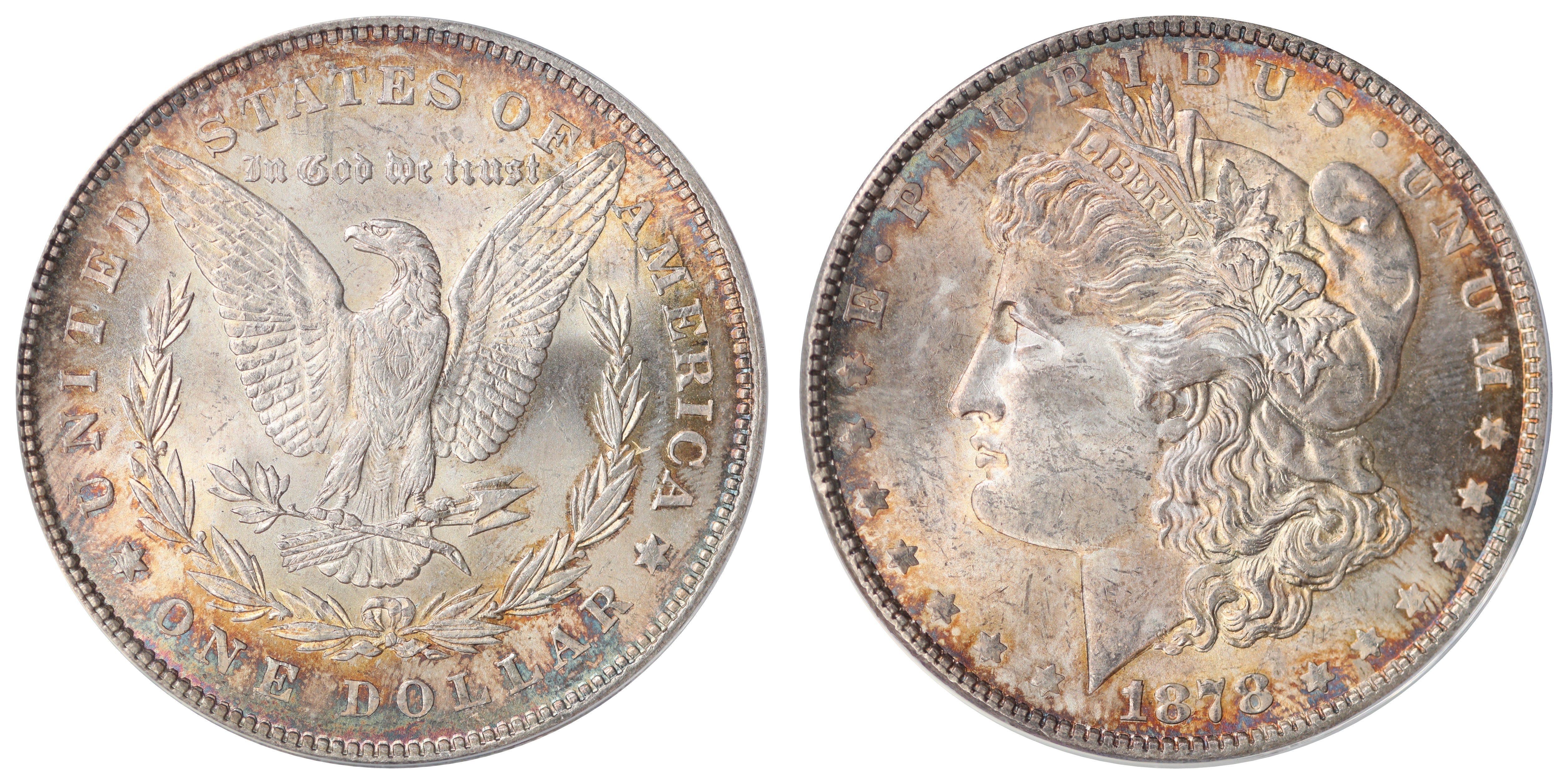 USA Dollar 1878 7TF Kv: ANACS MS63