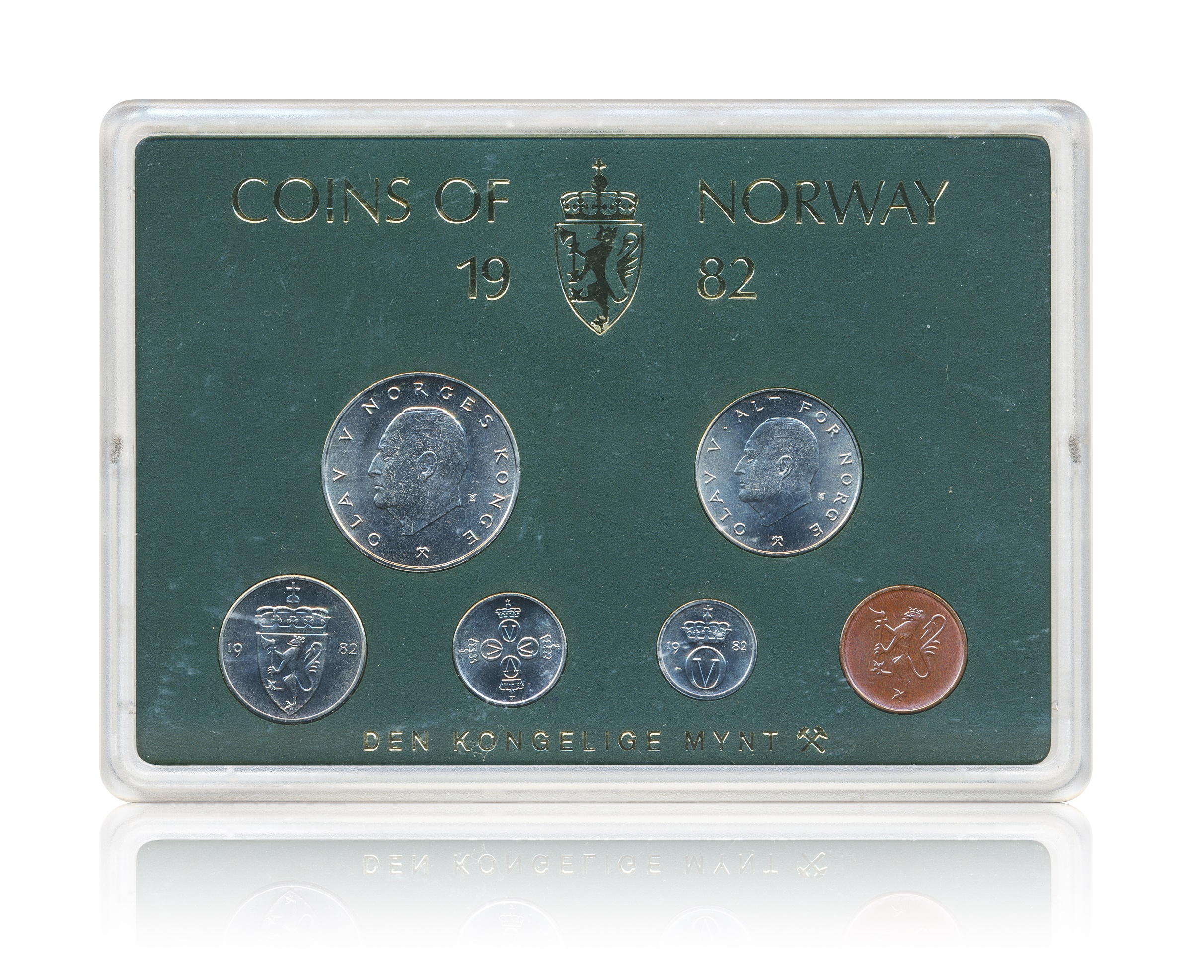 Myntsett 1982 Hardplast