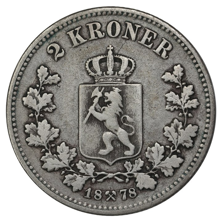 2 Kroner 1878 Kv 1