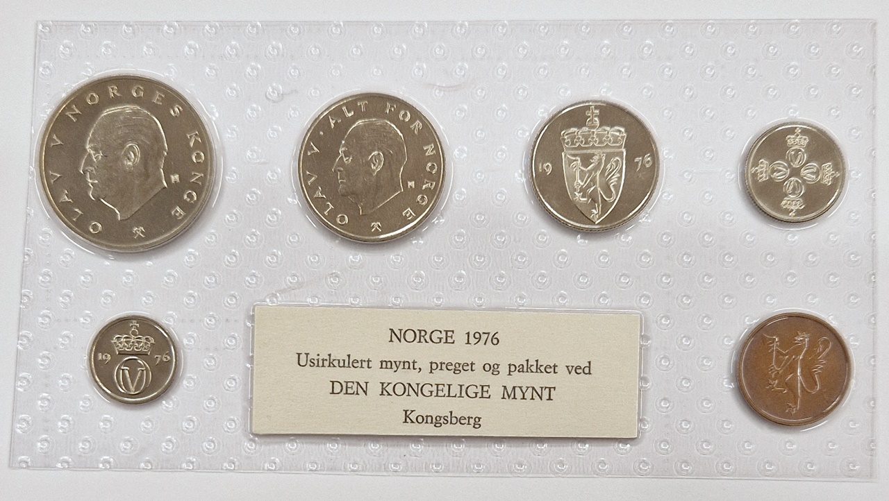 Myntsett 1976 Mykplast