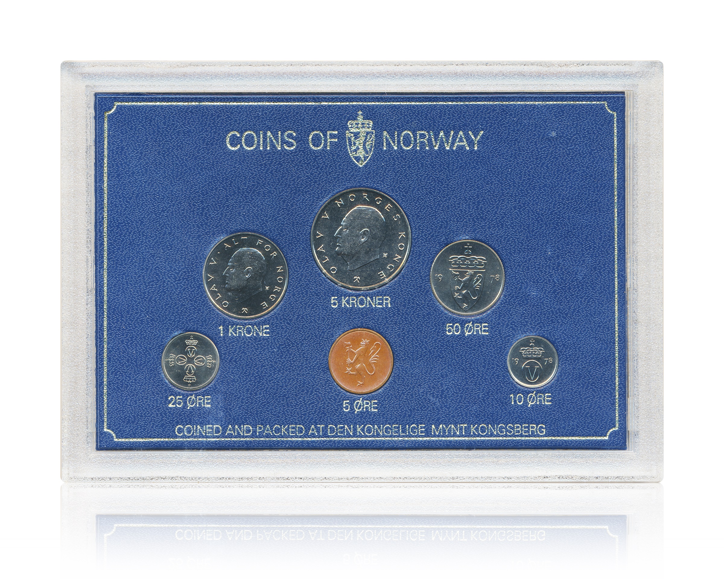 Myntsett 1978 Hardplast