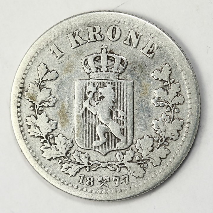 1 Krone 1877 Kv 1-