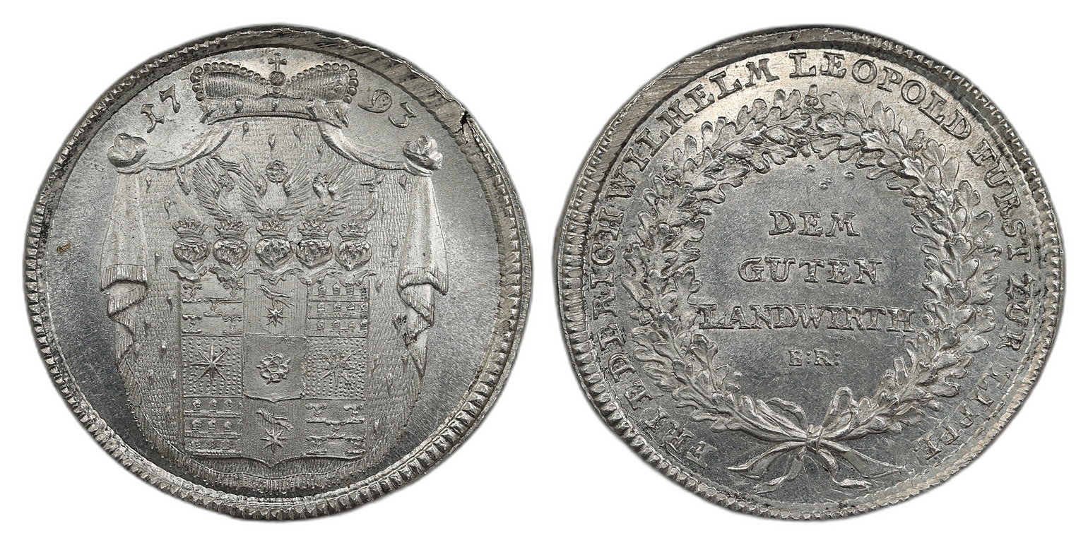 Germany - Detmold 1/2 Thaler 1793 Kv: UNC