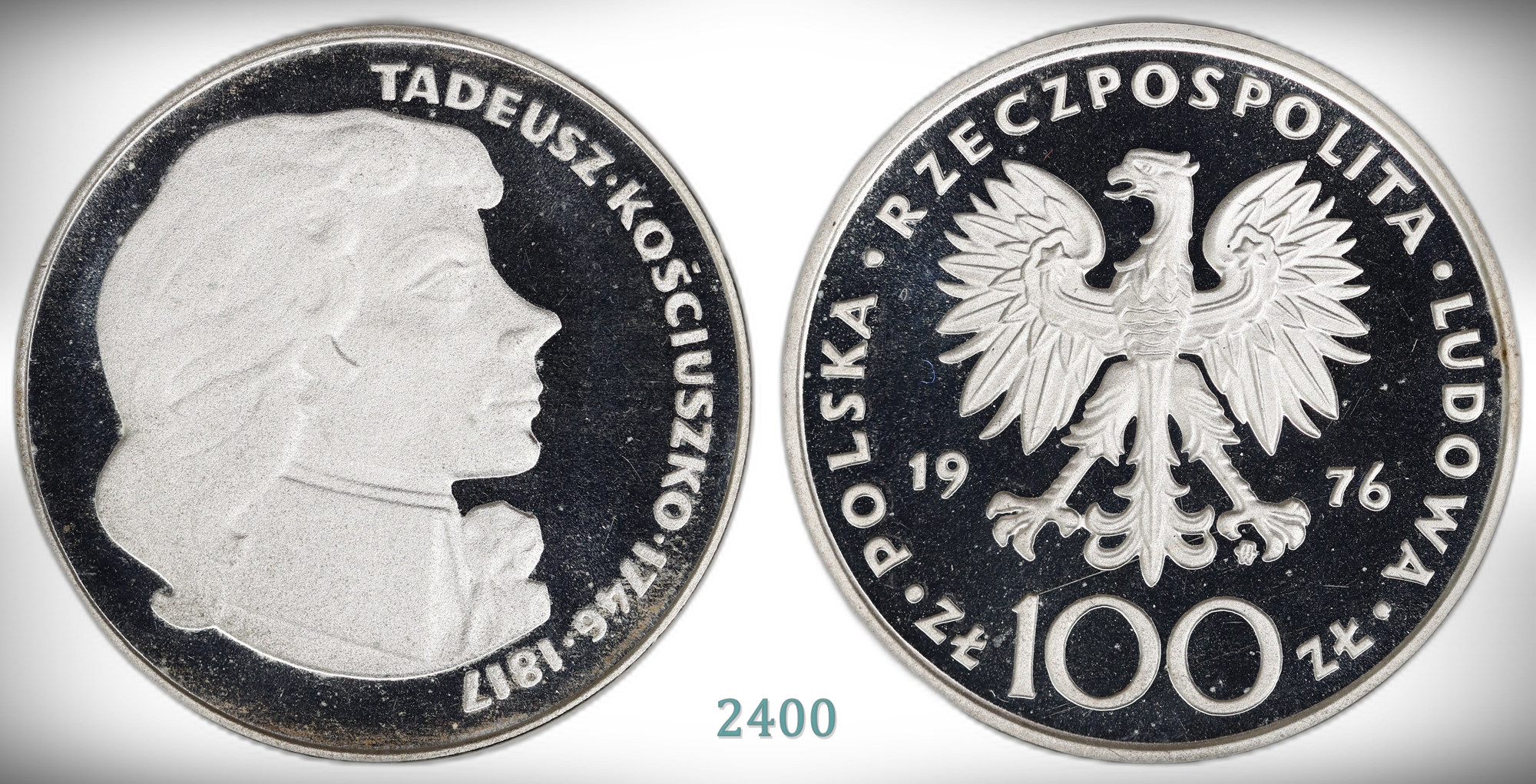 Poland 100 Zl 1976  Kv: Proof