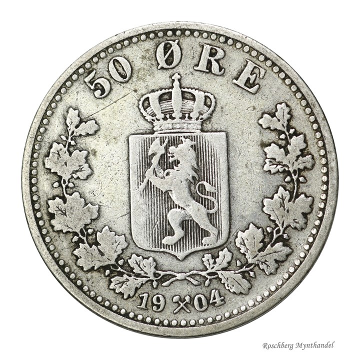 50 Øre 1904 Kv 1