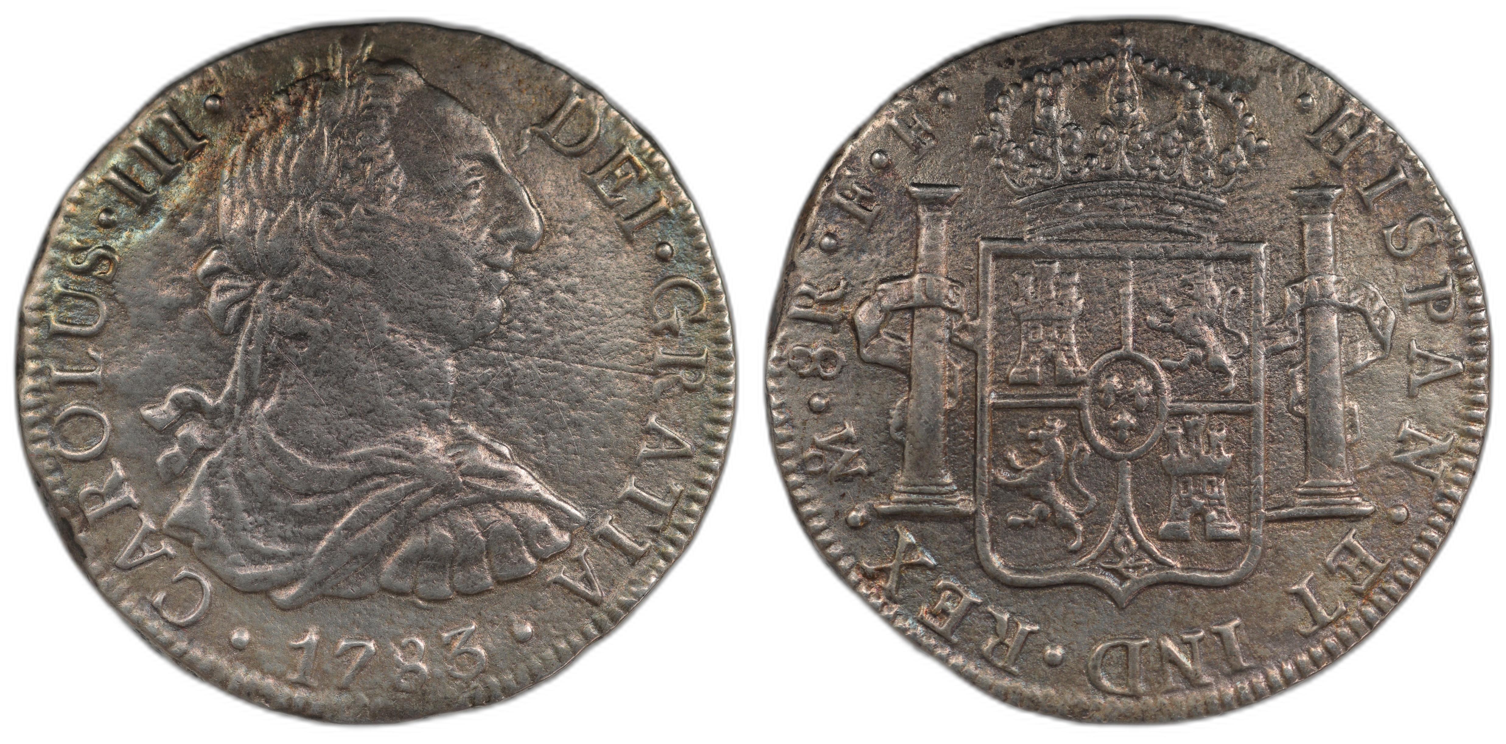 Mexico 8 Reales 1783-Mo El Cazador