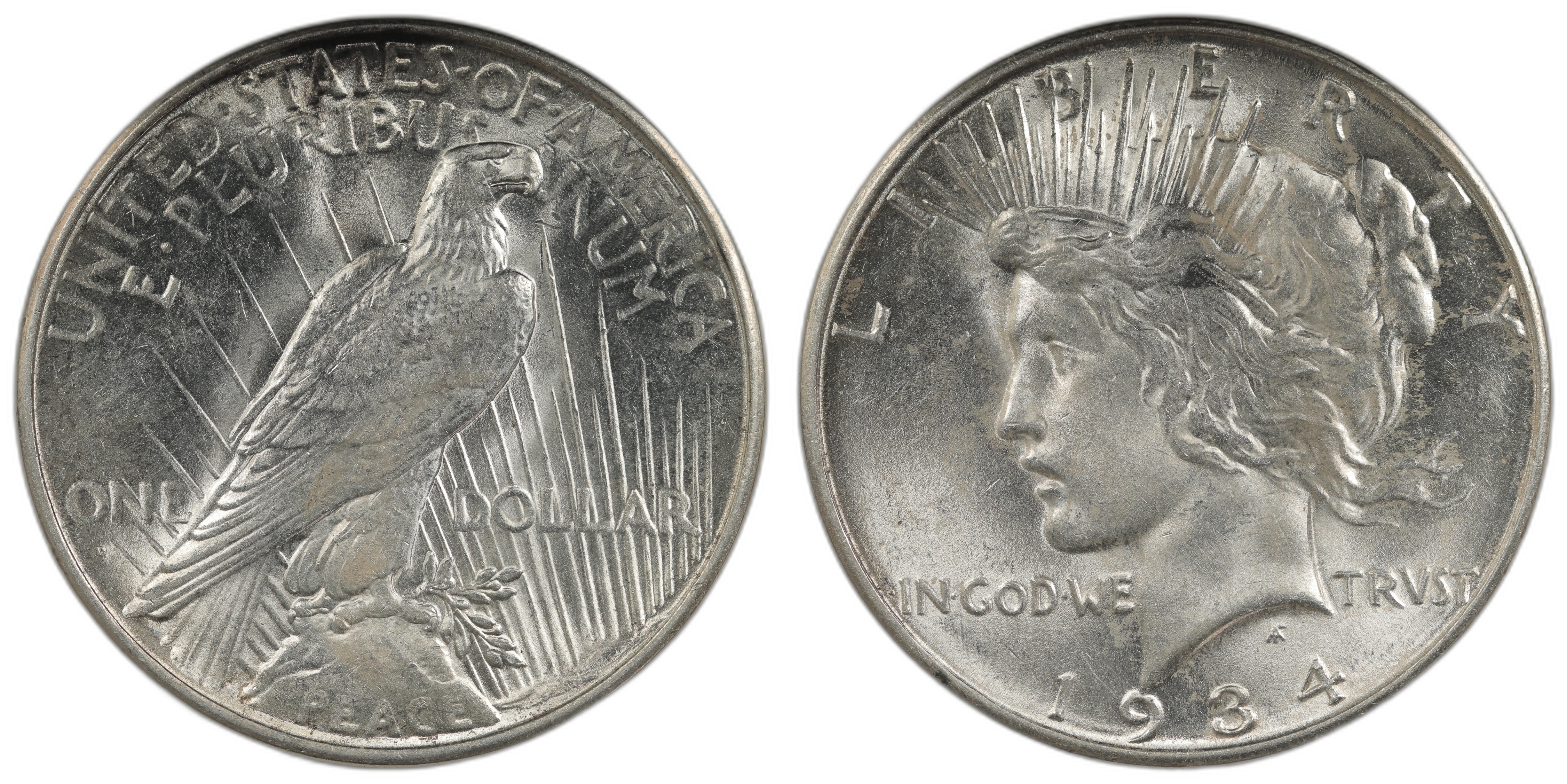 USA Dollar 1934-D Kv UNC