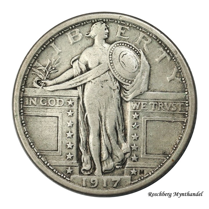 USA Quarter 1917 Kv 1