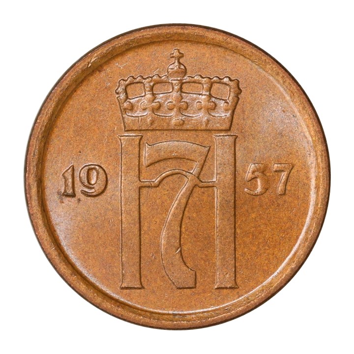 1 Øre 1957 Kv 0