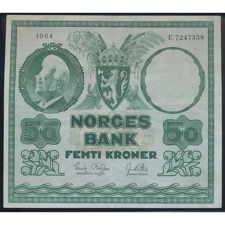50 Kroner 1964 E Kv 1