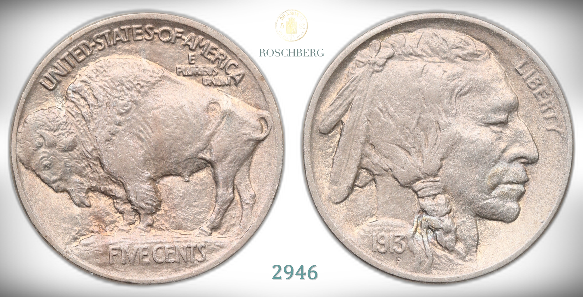 USA 5 Cents 1913 Type 1 Kv: 01