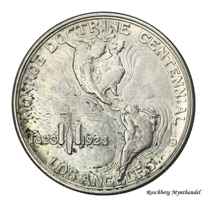 USA Half Dollar 1923 S Monroe Kv 1+/01