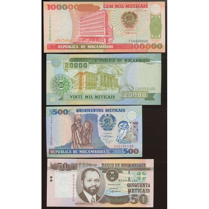 Mozambique 9 diff. Notes 1983-2006 UNC