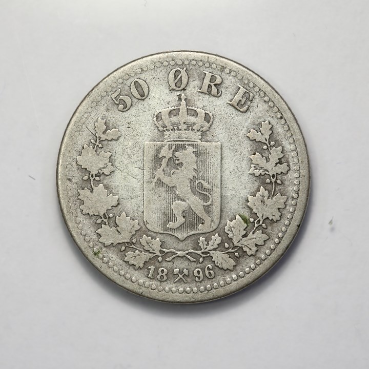 50 Øre 1896 Kv 1-