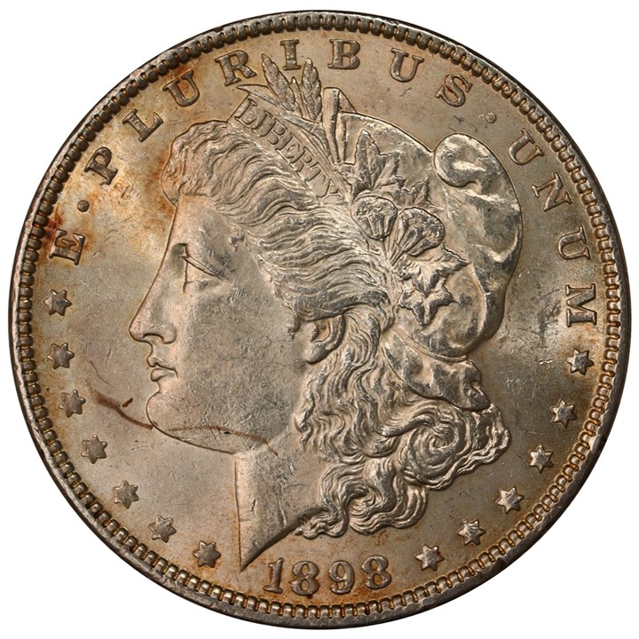 USA Morgan Dollar 1898 Kv g01