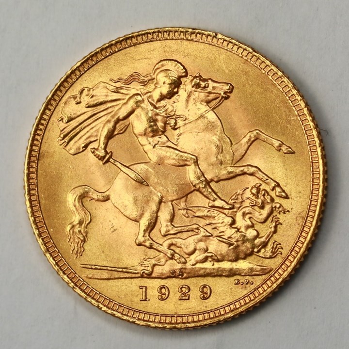 Sør-Afrika Sovereign 1929 SA Kv 0/01