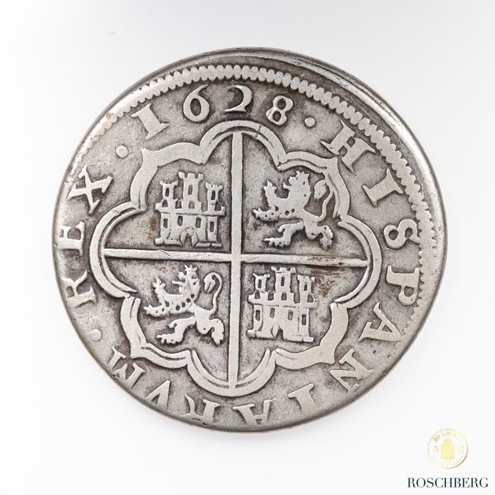 Spain 4 Reales 1628-P Kv VF