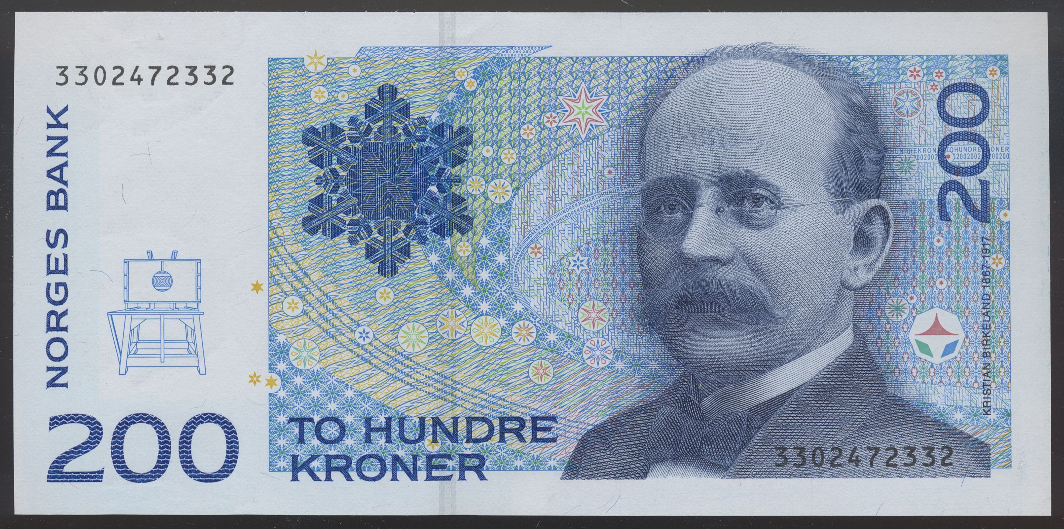 200 Kroner 1994 Kv 0