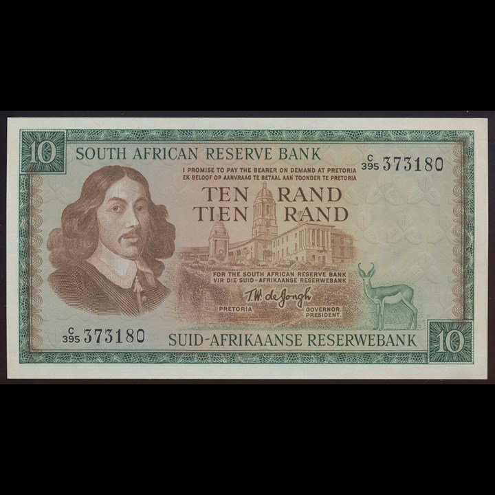 Sør-Afrika 10 Rand ND (1975) Kv 0
