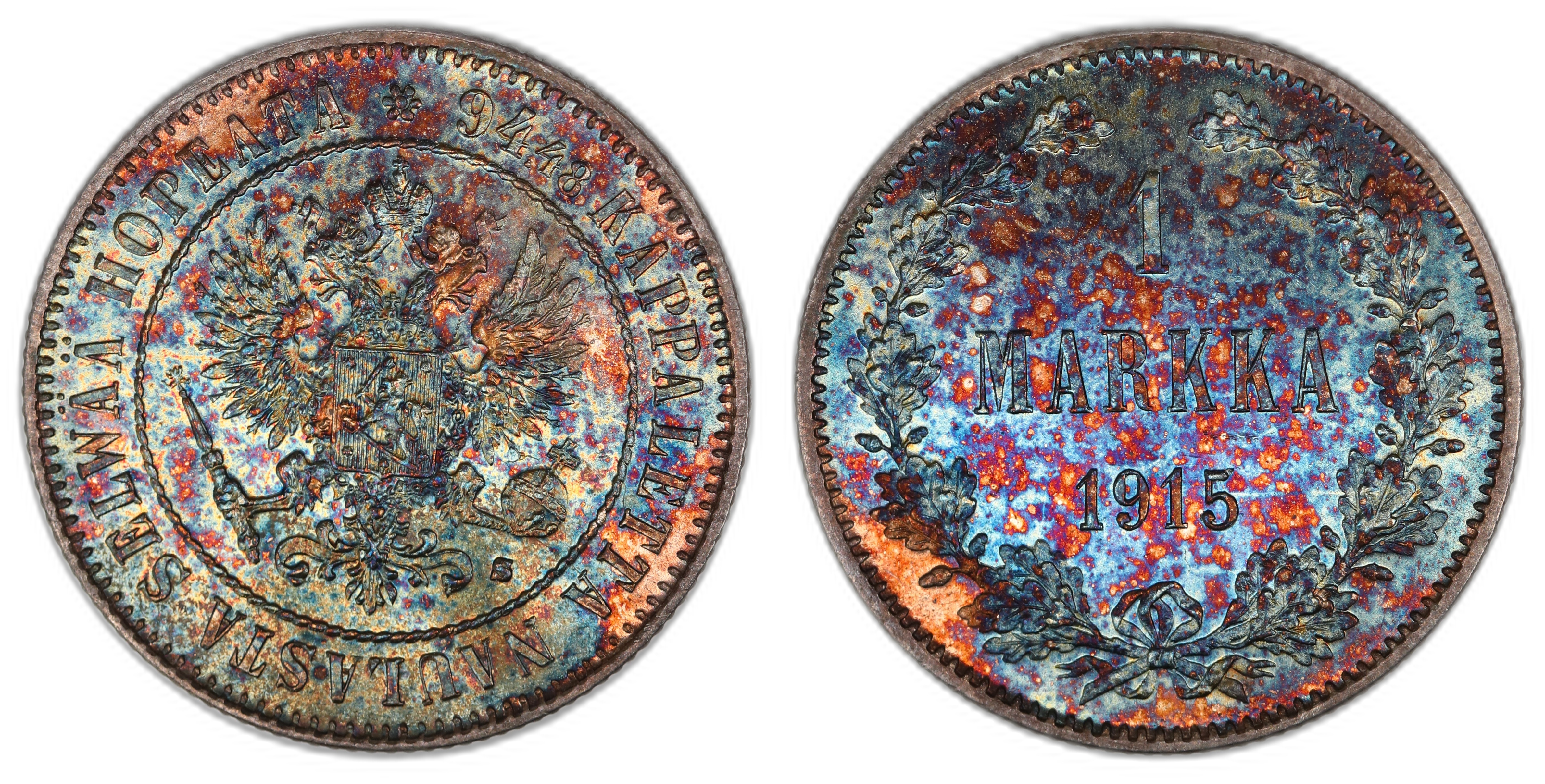 Finland 1 Markkaa 1915  Kv: UNC