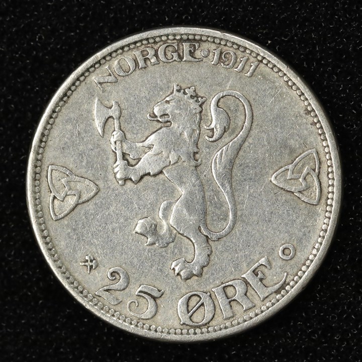 25 Øre 1911 Kv 1+