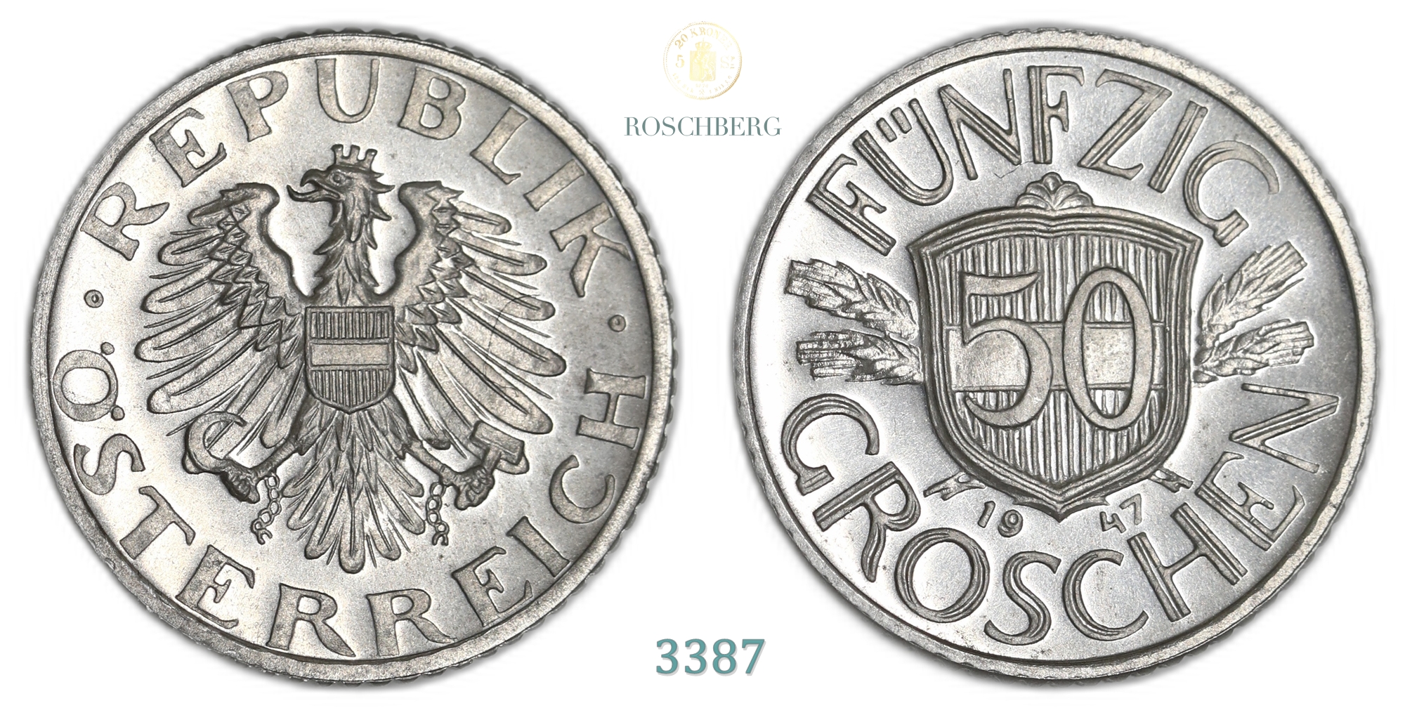 Austria 50 Groschen 1947  Kv: Proof