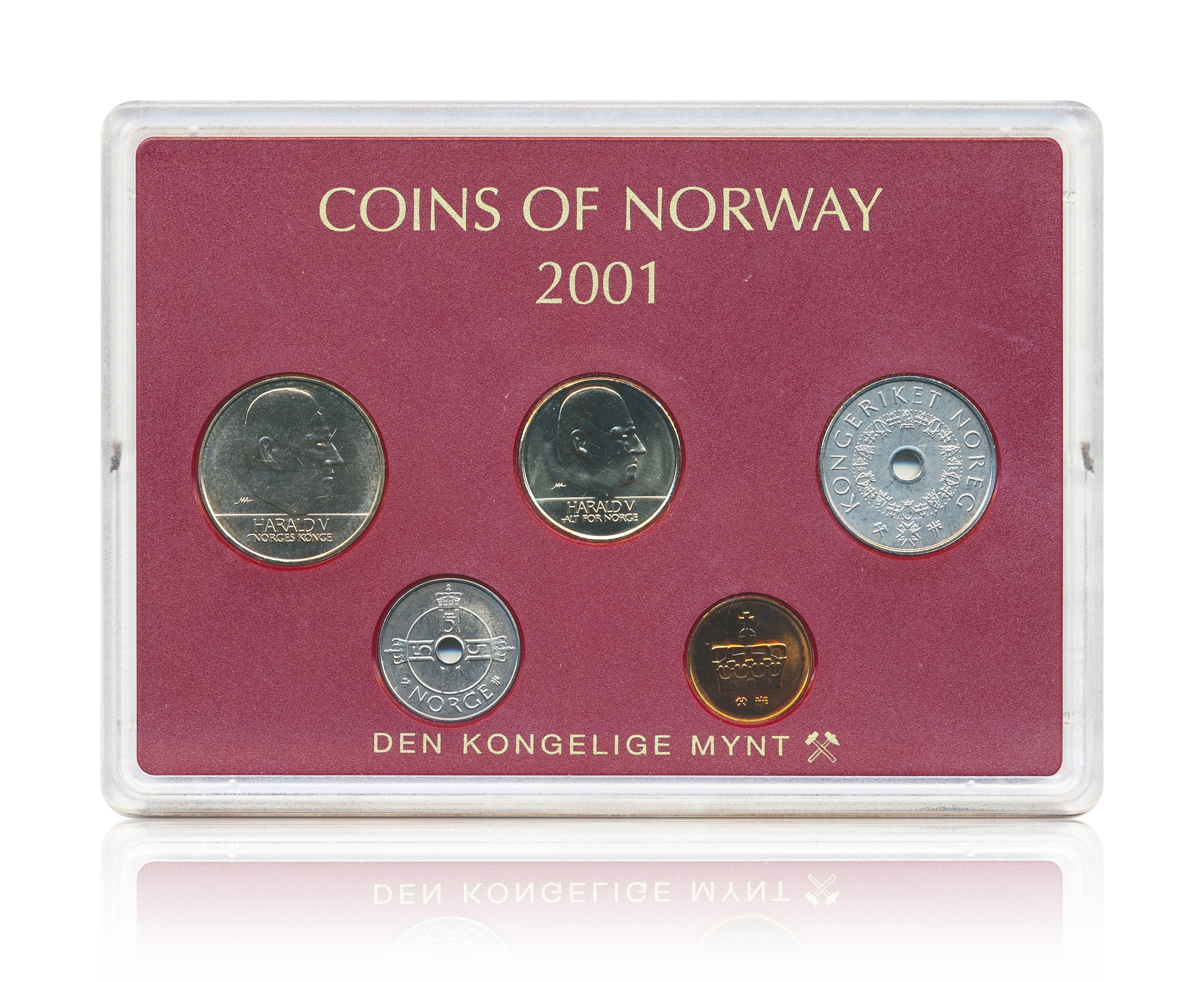 Myntsett 2001 Hardplast