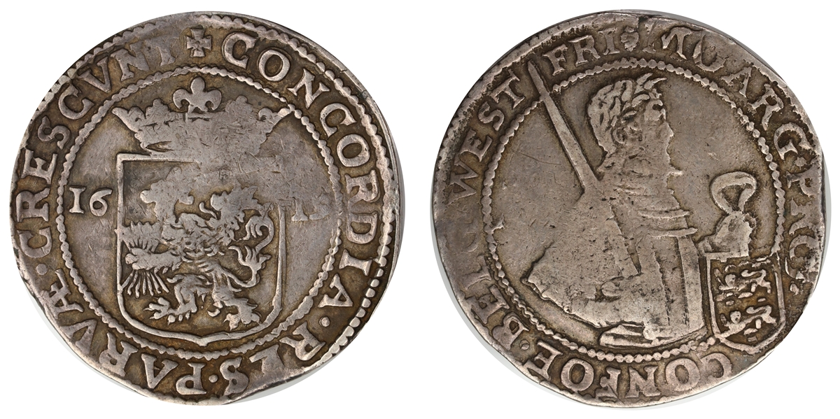 Netherlands West Friesland Daalder 1619 Kv: VF