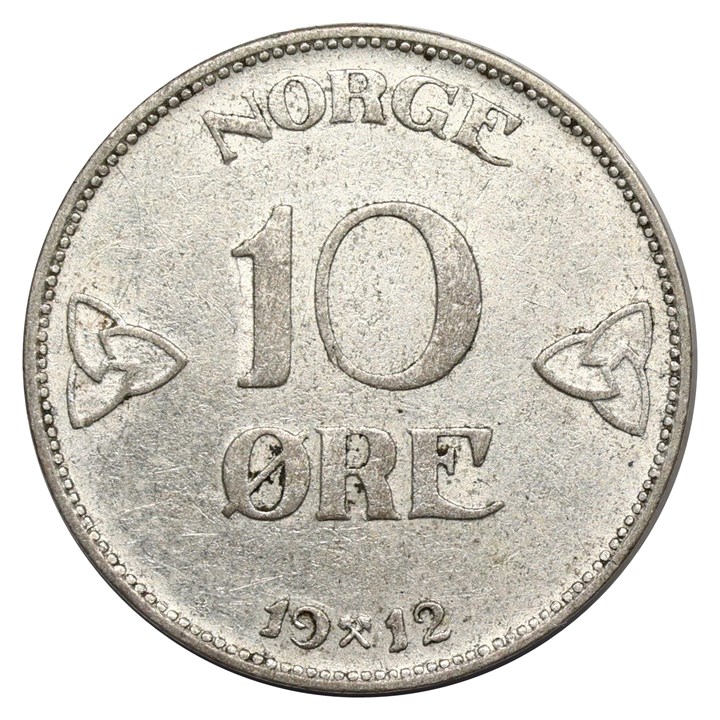10 Øre 1912 Kv 1+