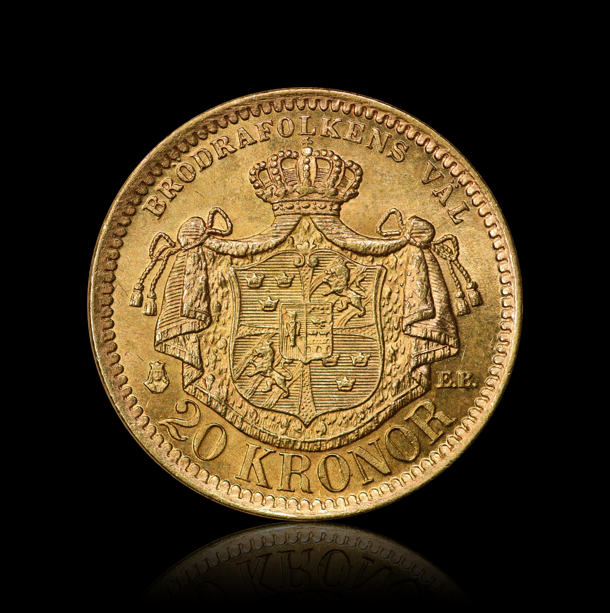 Sverige 20 Kronor Gull 1873-1902