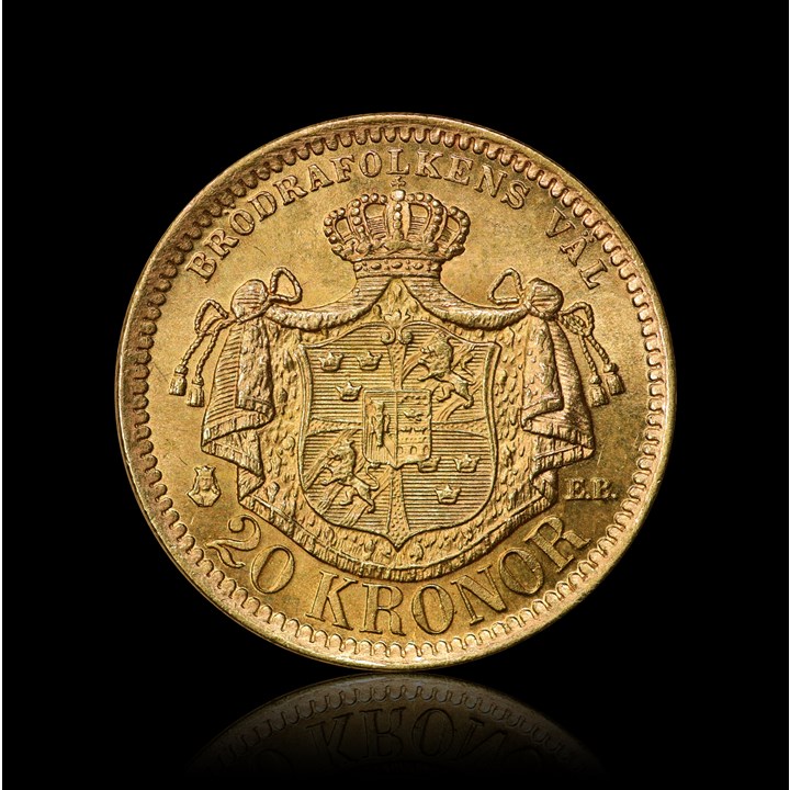 Sverige 20 Kronor Gull 1873-1902
