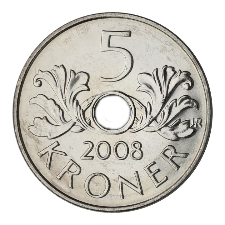 5 Kroner 2008 Kv 0