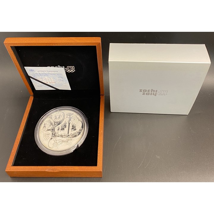 Russia 100 Roubles 2024 Sochi OL "Russian Winter" 1 Kilo Silver PL