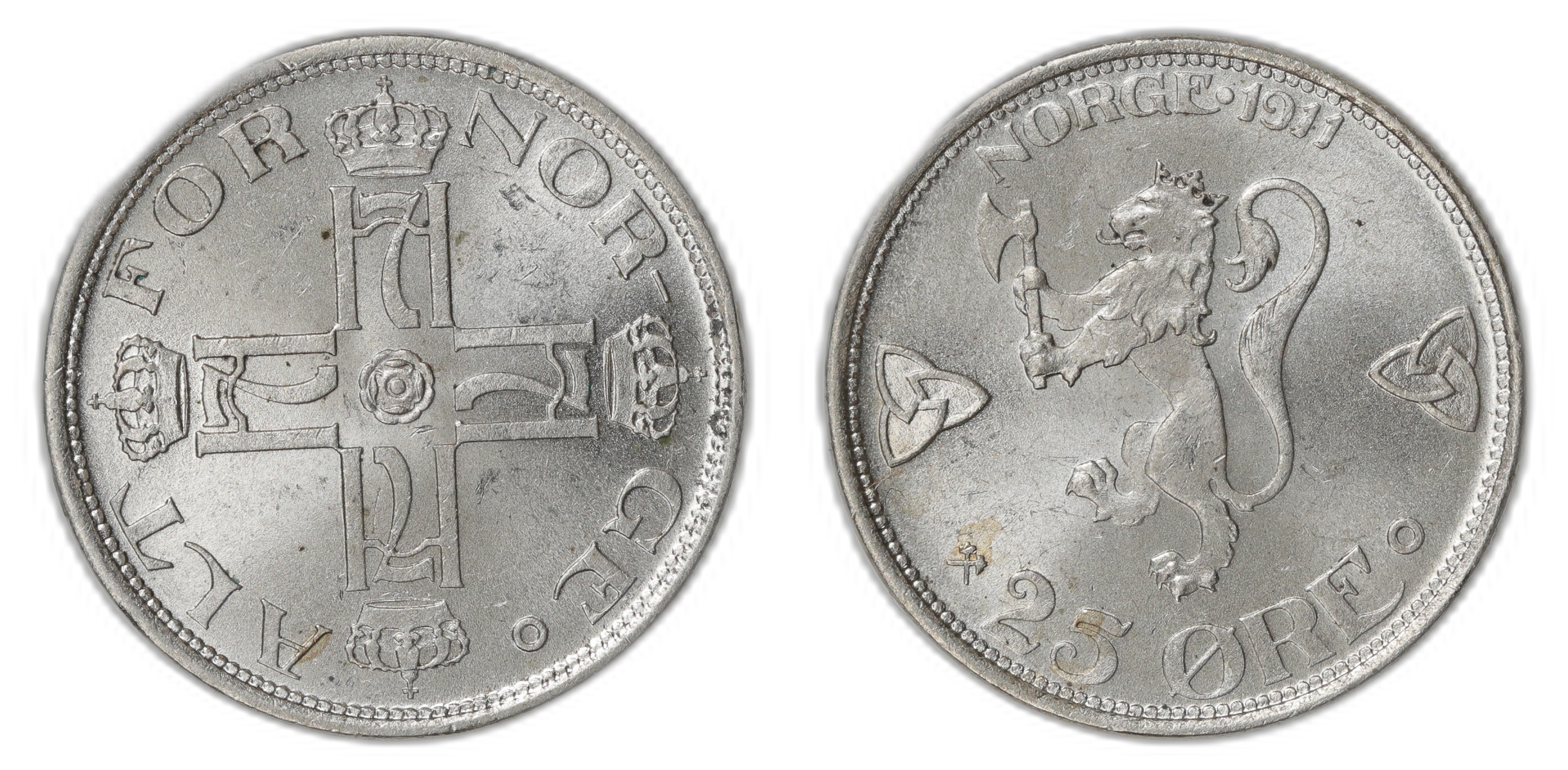 Norge 25 Øre 1911 Kv: 0