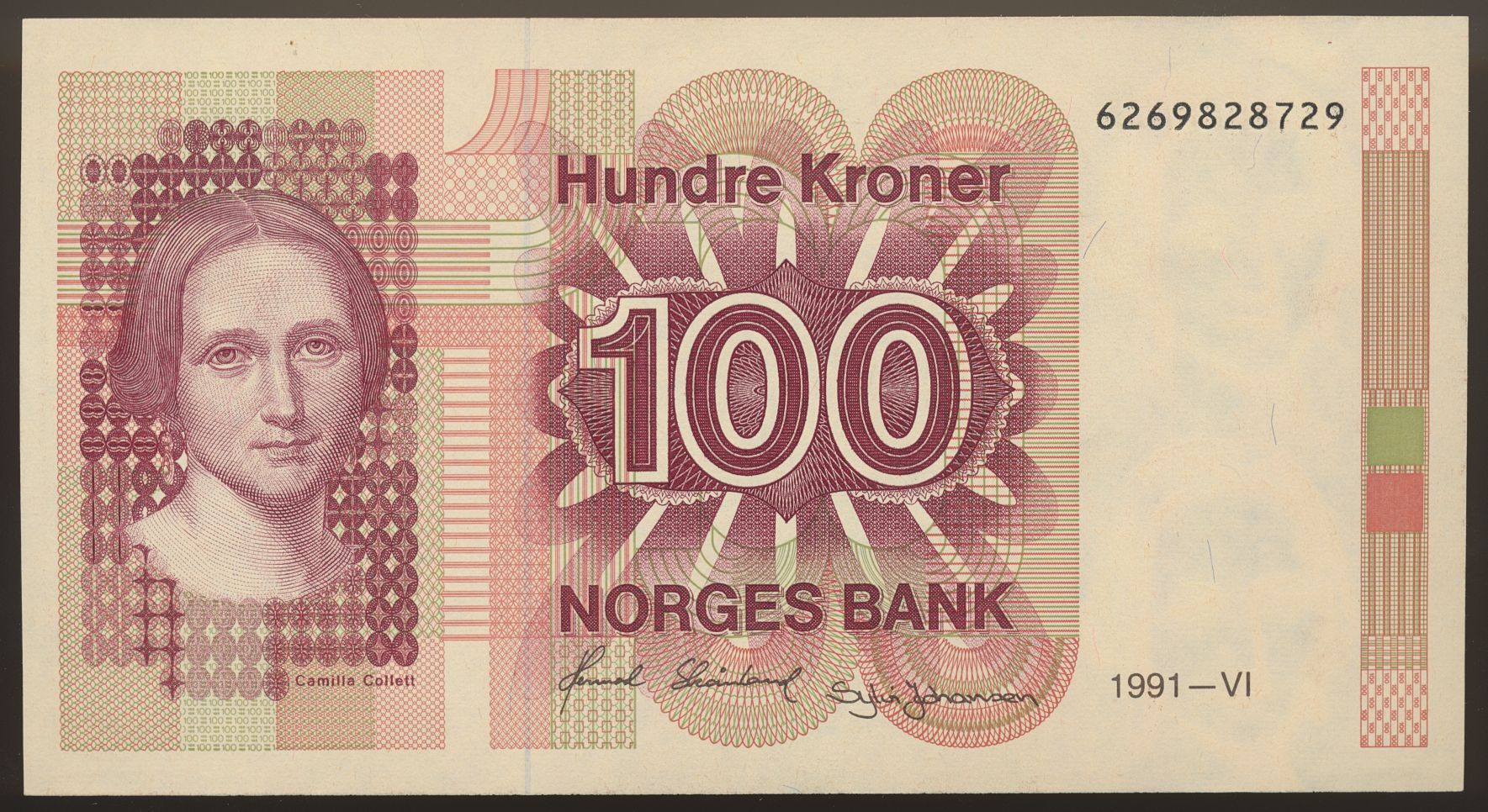 100 Kroner 1991 Kv 0
