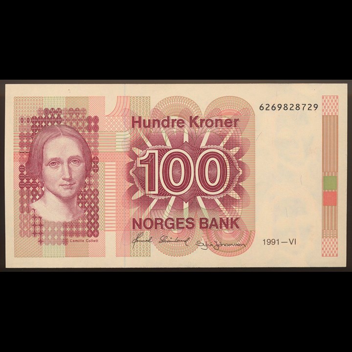 100 Kroner 1991 Kv 0