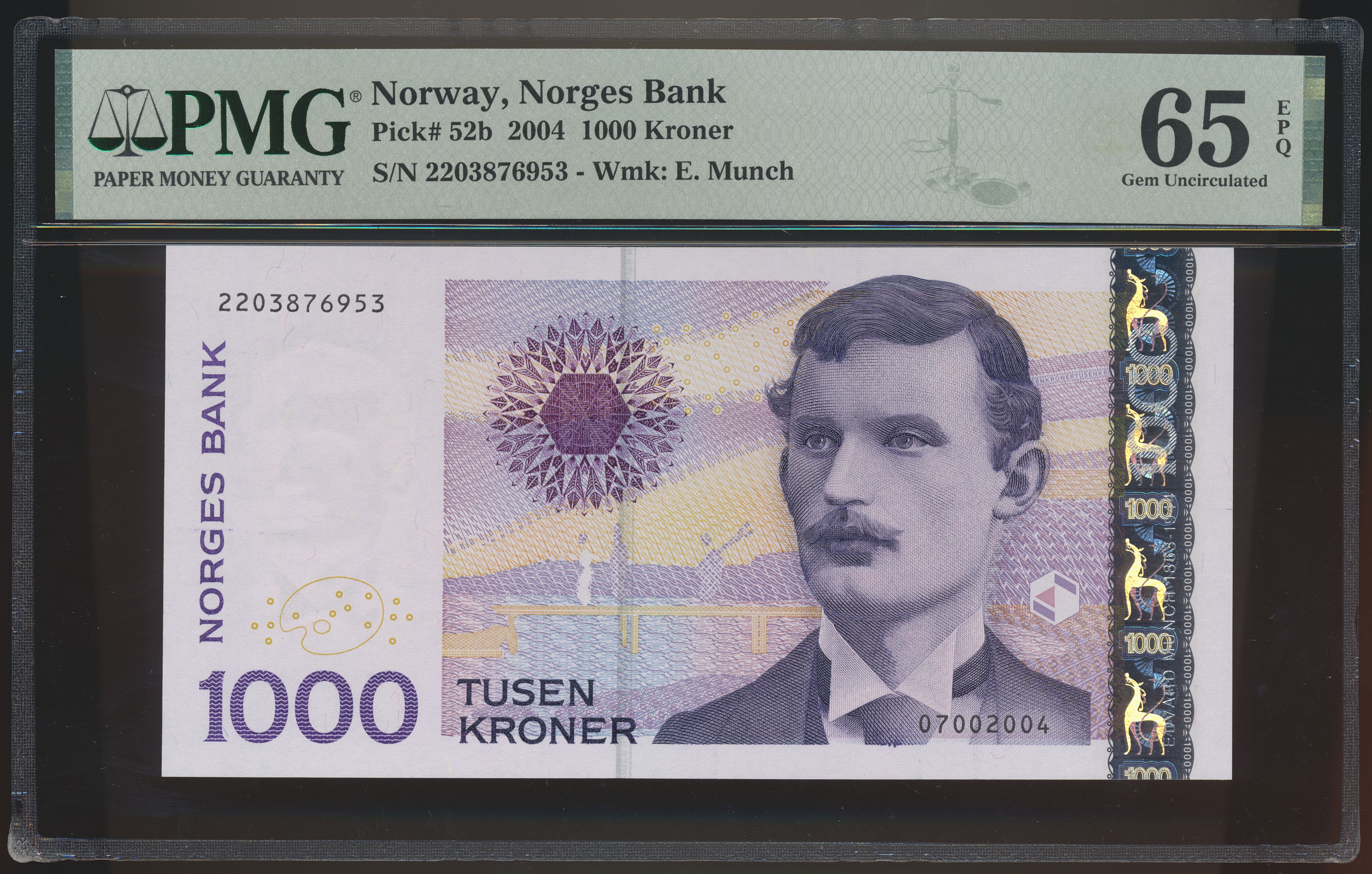 1000 Kroner 2004 PMG 65 EPQ