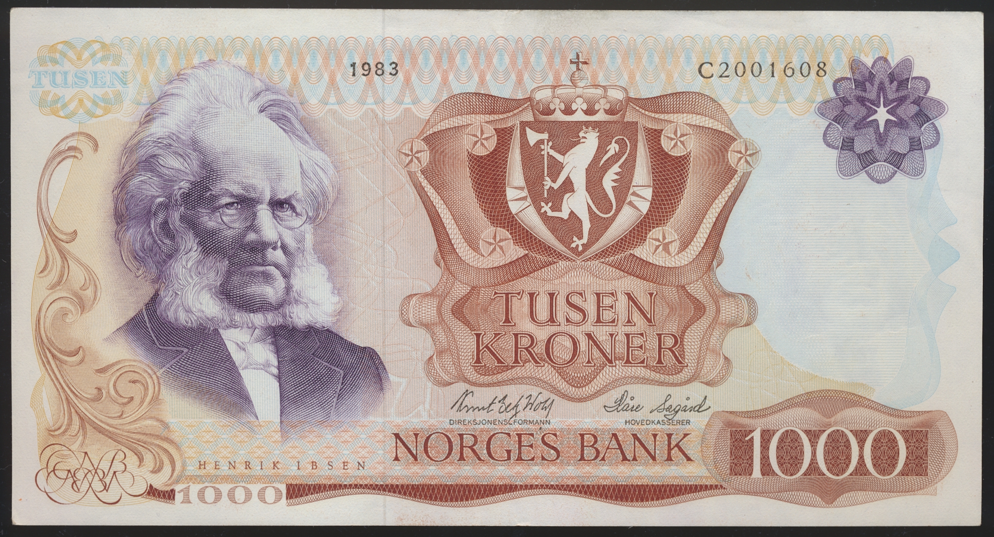 1000 Kroner 1983 C Kv 1/1+
